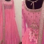 Hot Pink Anarkali Suit