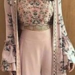 Layered Shrug, Blouse, and Palazzo Set