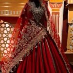 Classic Red Bridal Lehenga with Heavy Embroidery